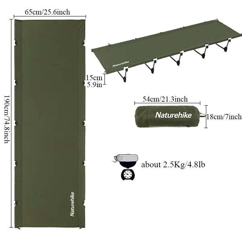 Naturehike Xjc05 Folding Bed Compact Ultralight Camping Bed Fishing Beach Trave image 9