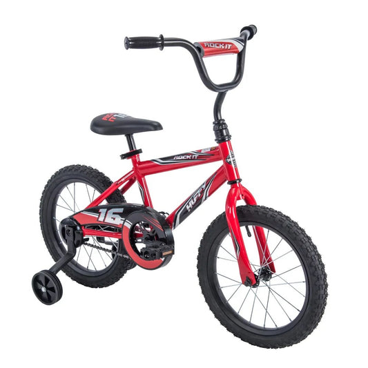 2023 New Huffy 16 In. Rock It Boy Kids Bike, Red Bicycle image 0