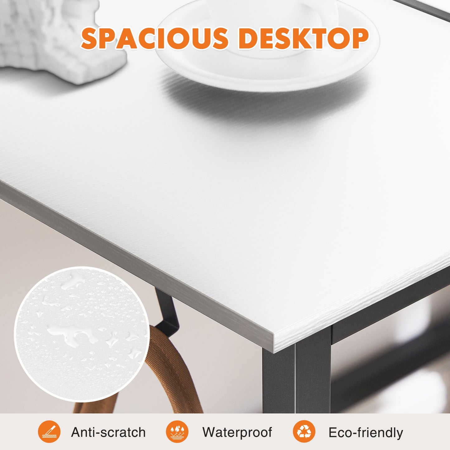 JHK Computer Desk Writing Study Office Gaming Table Modern Simple Style Compact image 16