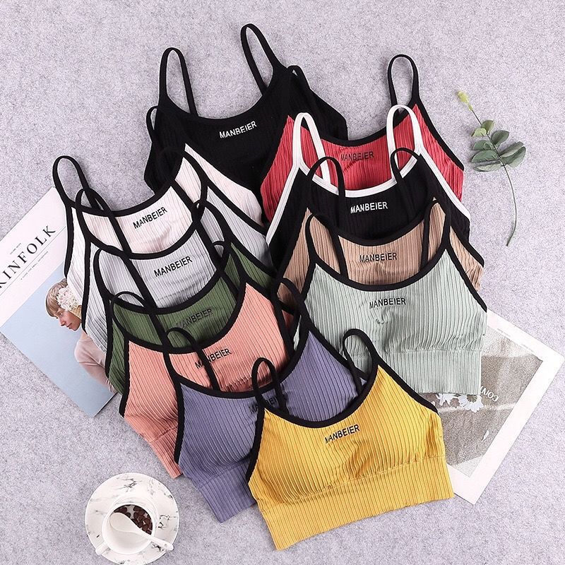 New Sports Bra For Women Gym Sexy Crop Top Bra Women Cotton Underwear Soft Comf image 0