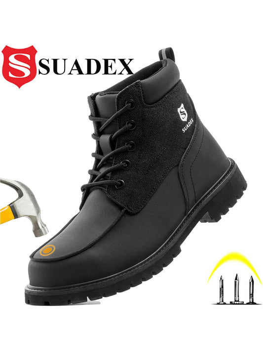 SUADEX Steel Toe Boots for Men Women Waterproof Indestructible Work Safety Boot image 0