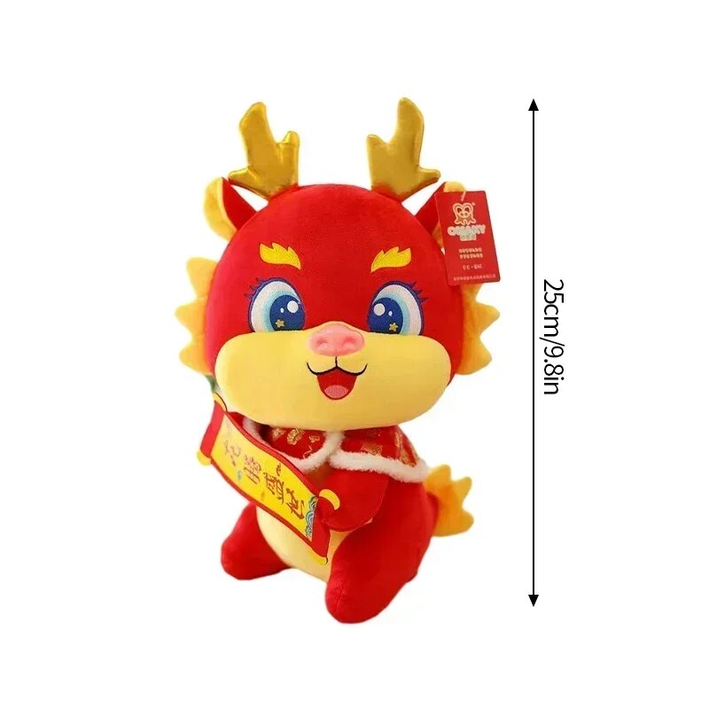 Chinese Lunar New Year Decoration 2024 Kawaii Dragon Plush Dolls Spring Festiva image 8