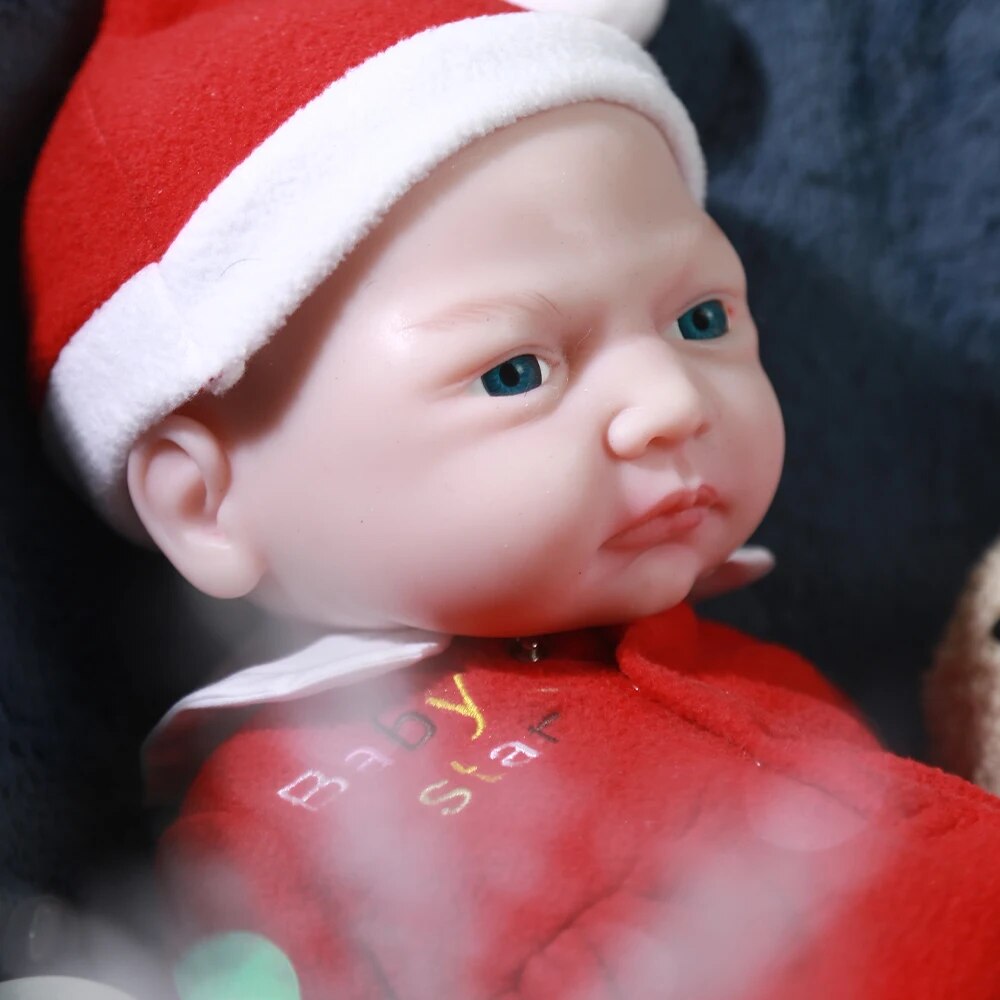 COSDOLL 2.6kg 45cm Reborn Baby Dolls Full Body Silicone Girl Baby Doll Lifelike image 3