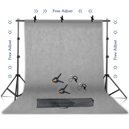 Background Stand Kit Support System Backdrops With Adjustable Stand for Photogr image 0