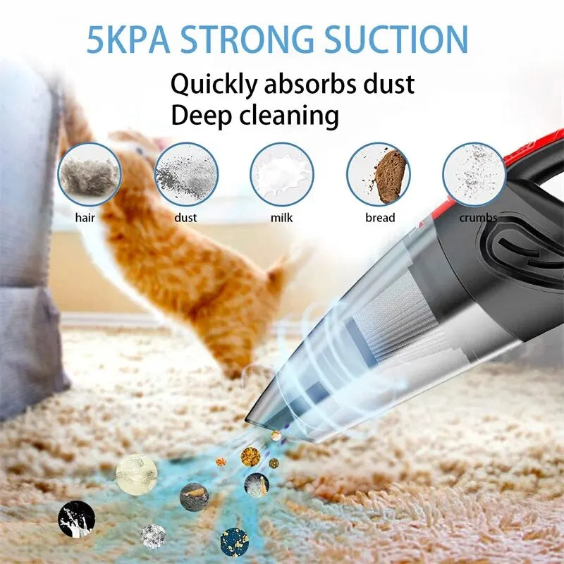 Wireless Vacuum Cleaner Powerful Suction Rechargeable Handheld Vacuum Cleaner Q image 2