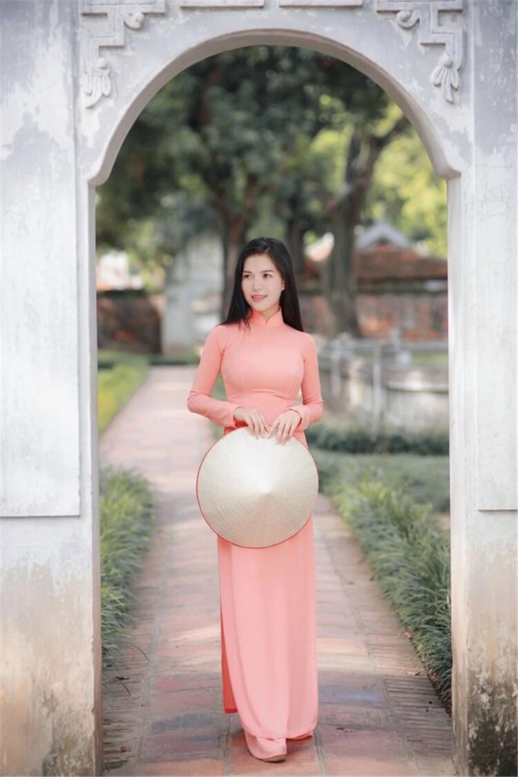 Customized aodai vietnam clothing cheongsam aodai vietnam dress vietnamese trad image 2