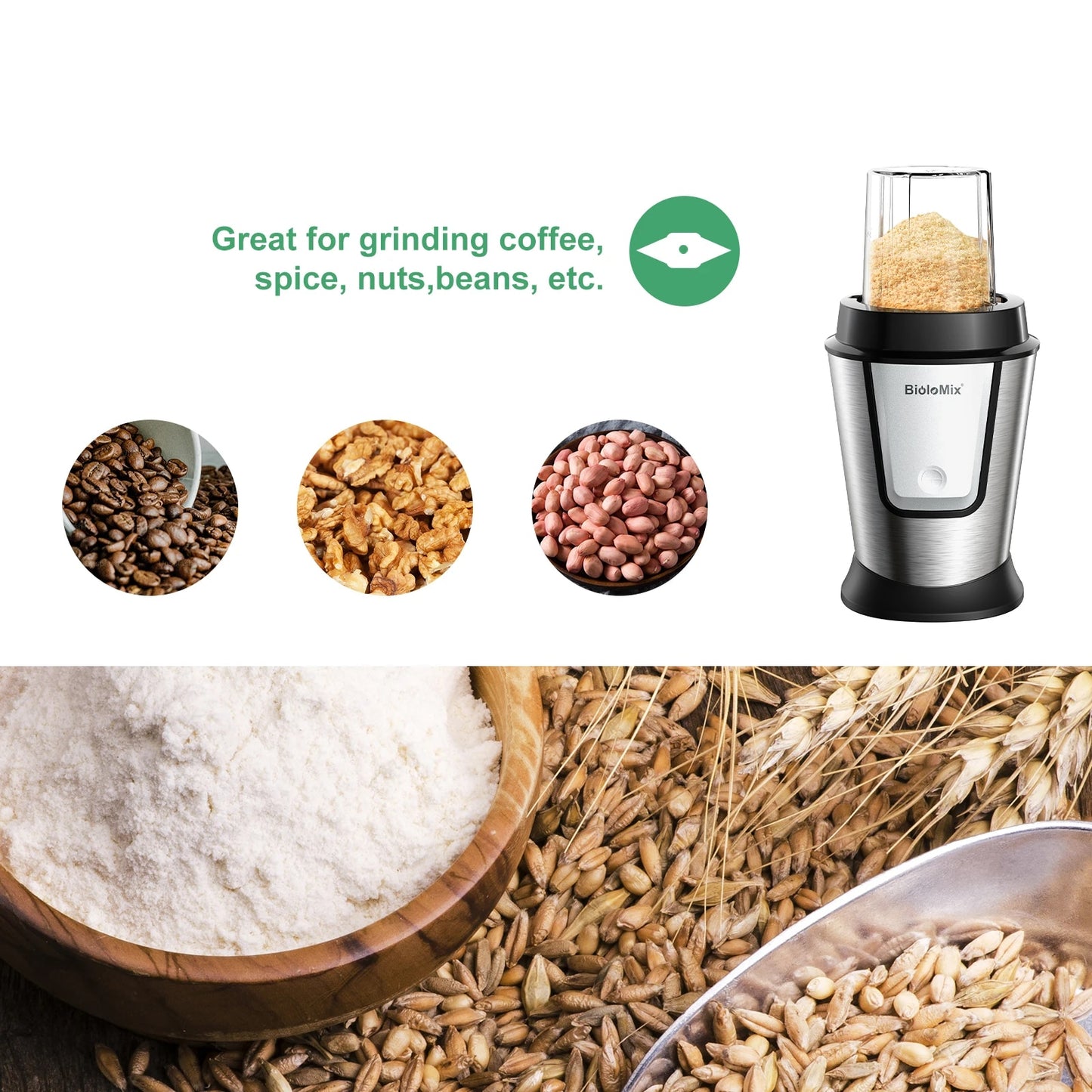 BioloMix 3-in-1 Multifunctional Food Processor 700W Portable Juicer Blender Per image 6