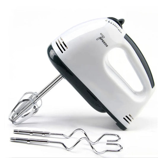 Electric Handheld Egg Beater Whisk Blender Home Kitchen Food Mixer 7 Speed Food image 0