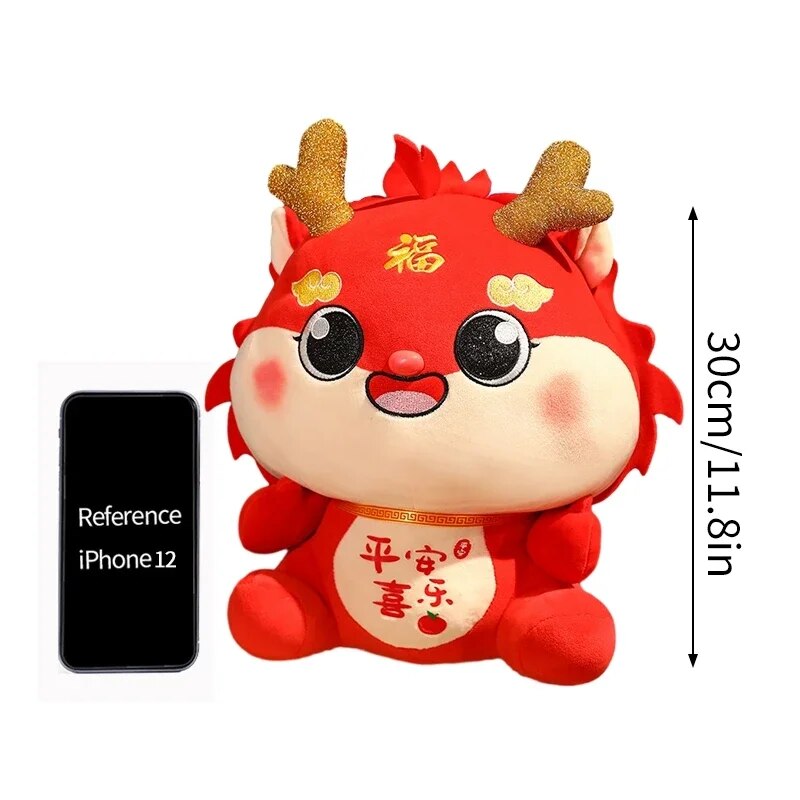 Chinese Lunar New Year Decoration 2024 Kawaii Dragon Plush Dolls Spring Festiva image 16