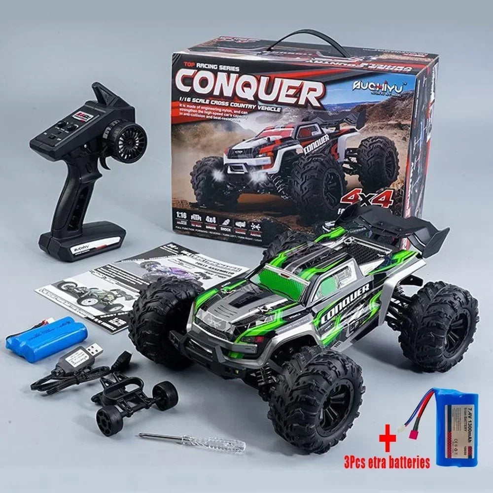 2023 New 1:16 Scale Large RC Cars 50km/h High Speed RC Cars Toys for Boys Remot image 2