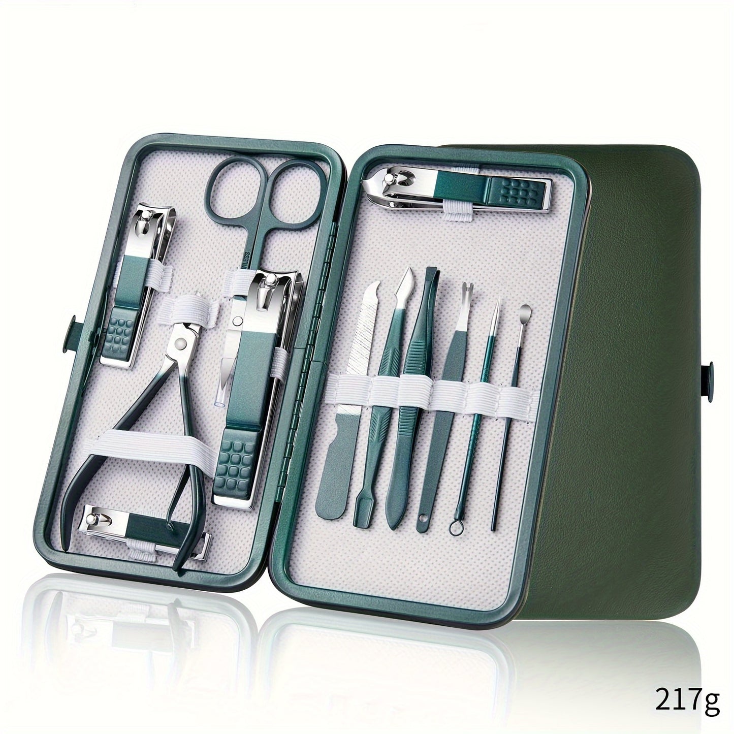Professional 7-18 Piece Nail Care Kit Stainless Steel Manicure & Pedicure Set w image 2