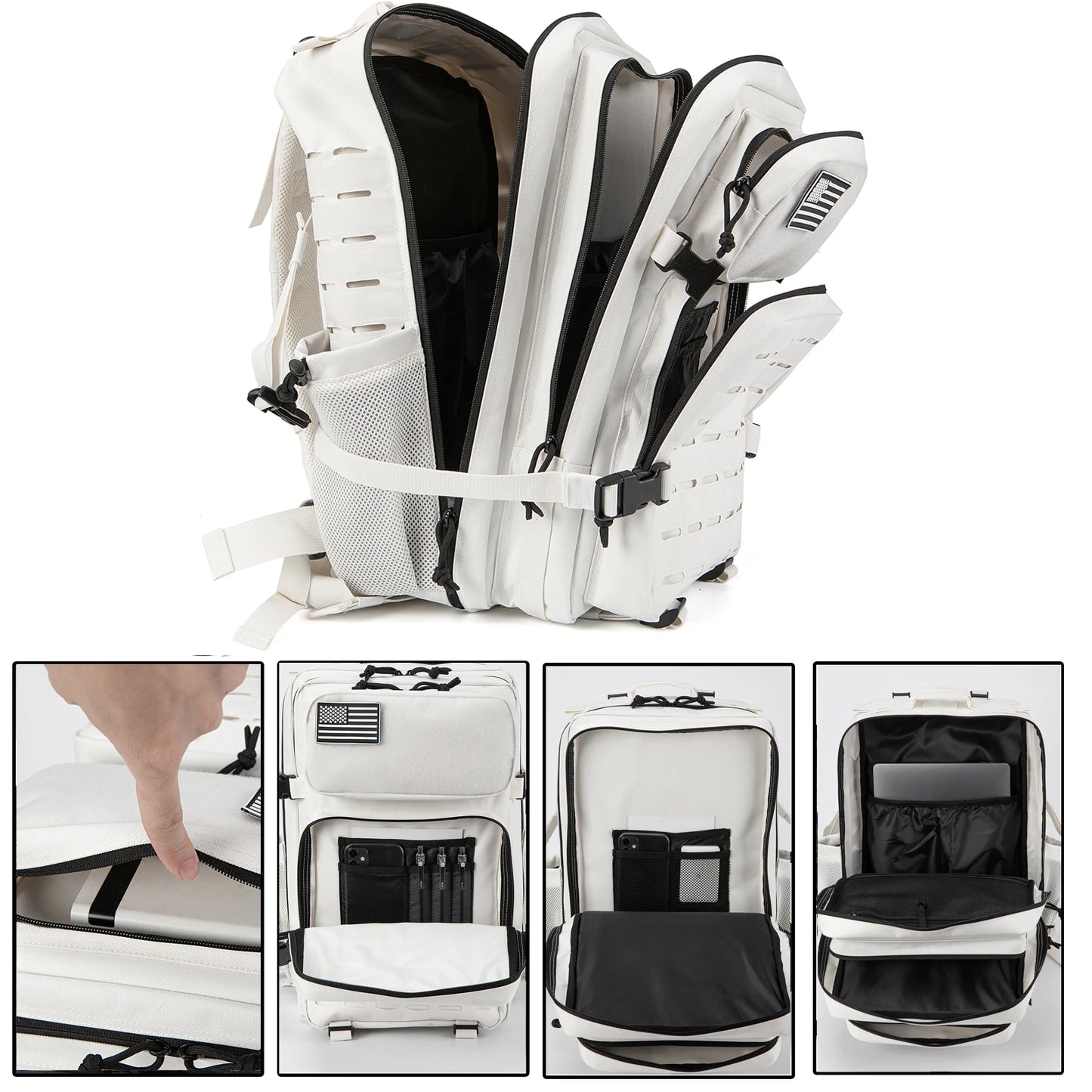 QT&QY 25L/45L Tactical Military Backpack for Men and Women Army Assault Pack Ba image 18