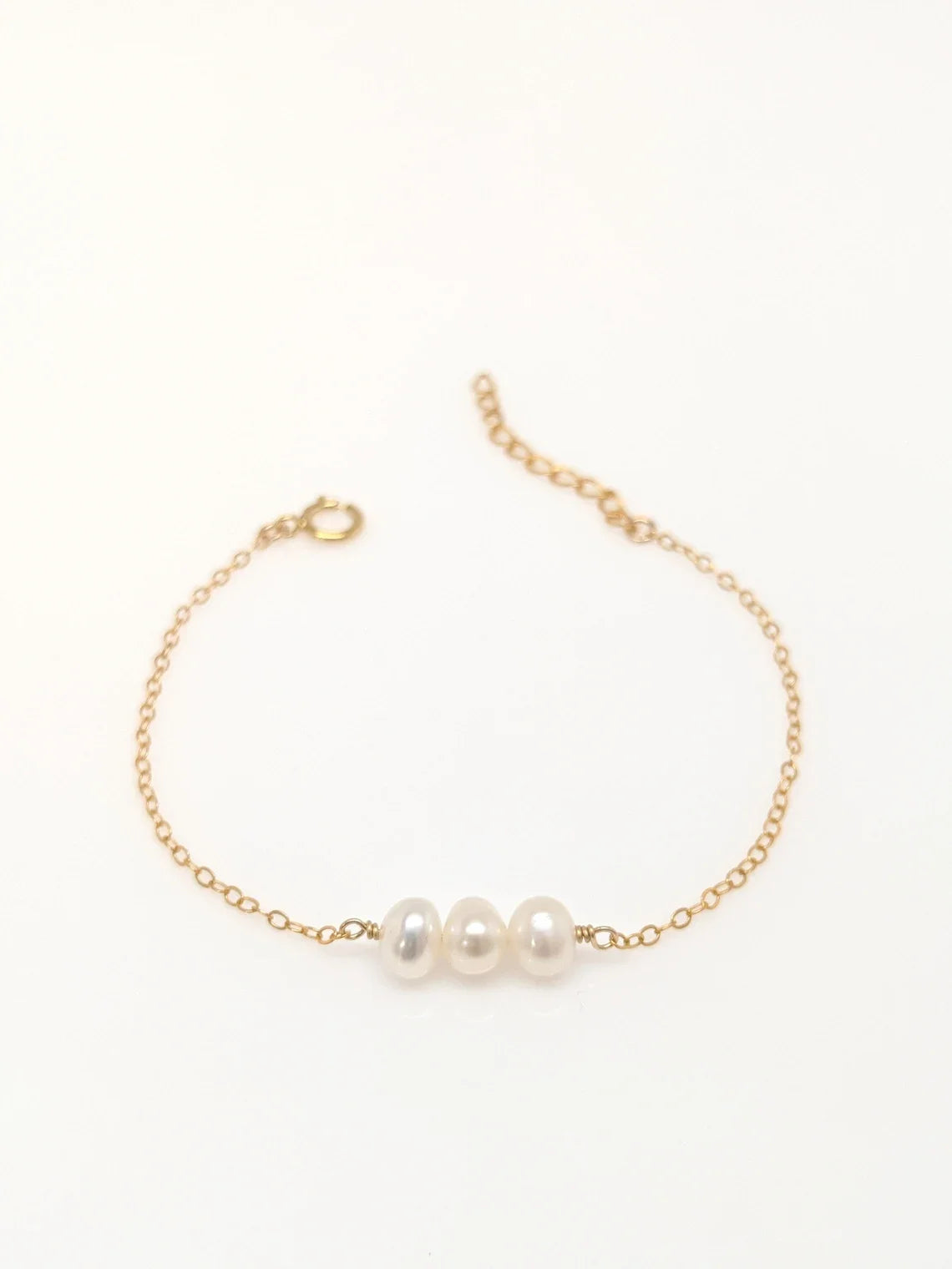 CCGOOD Natural Freshwater Pearl Bracelets Gold Plated 18 K Bracelet for Women M image 6