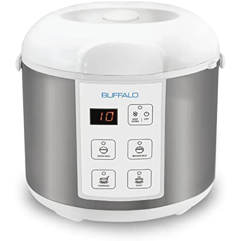 Buffalo Classic Rice Cooker with Clad Stainless Steel Inner Pot (5 cups) - Smal image 2